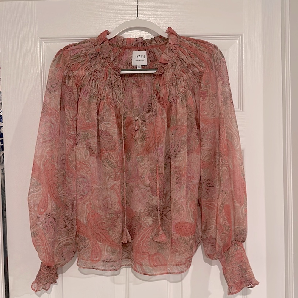 Misa flowy blouse size xs
